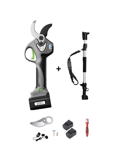 Zimastar Sc-8611a/1 40 Mm Akülü Budama Makası + Sc-7612 Teleskopik Uzatma Aparatı