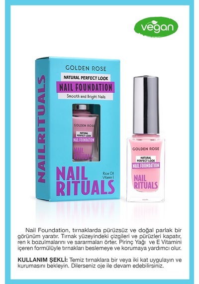 Nail Rituals Nail Foundation - Düzleştirici Ve Pürüzlüşterici Tırnak Fondöteni