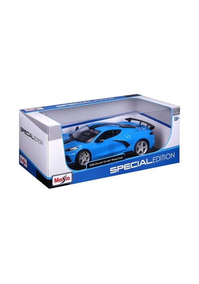 1:18 2020 Chevrolet Corvette Stingray Coupe 31455 - Mavi