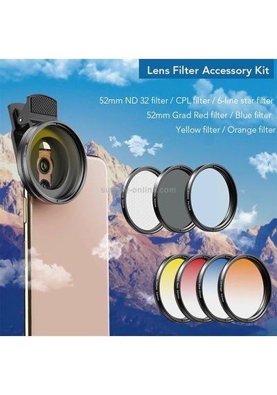 Apexel 7 İn 1 Hd Lens & Filtre Kit