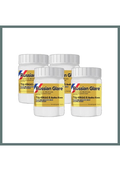 Bezos Glegnd Russ Glare Nano 4 Tane X 50 Ml Tüylere Krem Russ Merhemi Ventra