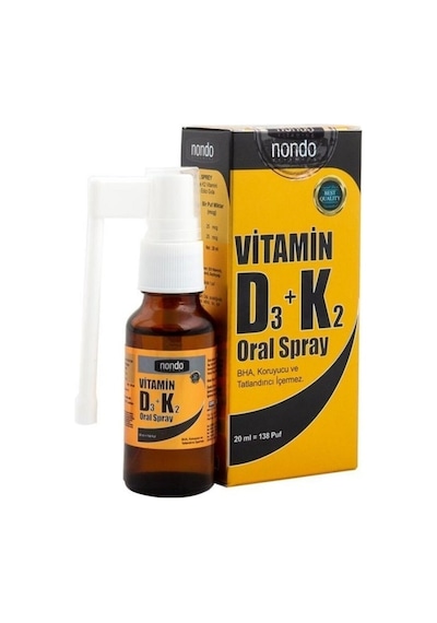 Nondo Vitamin D3k2 Oral Sprey 20ml