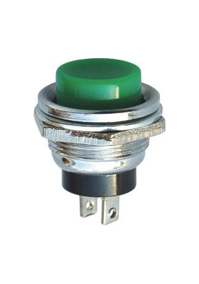 Ic-180 Buton 16Mm Metal Gövdeli Yeşil