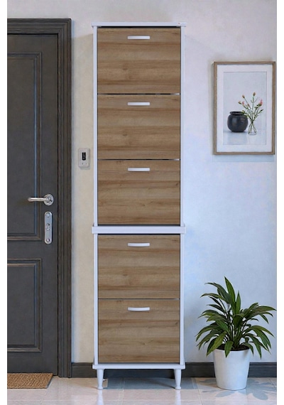 Eliusta Store Ayaklı Meşe Ayakkabılık 52 Cm Kapı Önü/giyim Odası/antre Uyumlu Ayakkabılık 52x205x26 Cm Meşe Eliusta Store Ayaklı Meşe Ayakkabılık 52 Cm Kapı Önü/giyim Odası/antre Uyumlu Ayakkabılık 52x205x26 Cm Meşe
