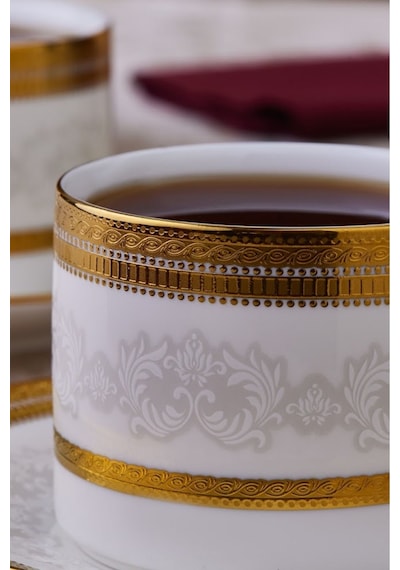 Karaca  Royal Bone Charlotte 2 Kişilik Çay Fincan Takımı