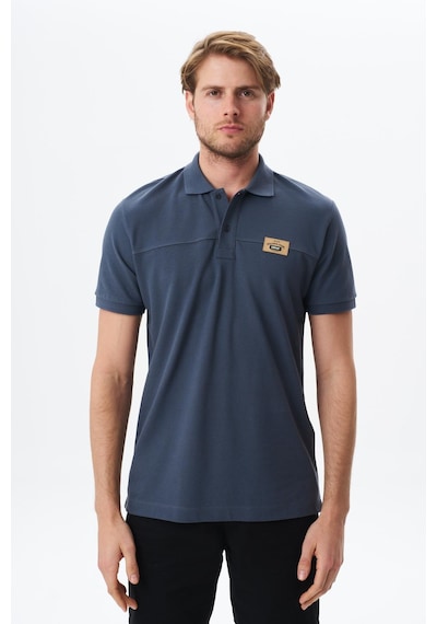 AR-MA Arma Erkek Regular Fit Basic % 100 Pamuk Pike Polo Yaka Tişört Y29374355402 Gri