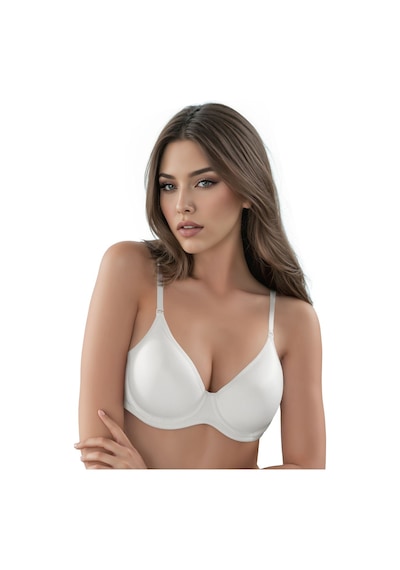 Kadın Toparlayıcı Sütyen Fanetta Taşlı Soft Cup Yeni Sezon 1 Adet Ekonomik Bordo