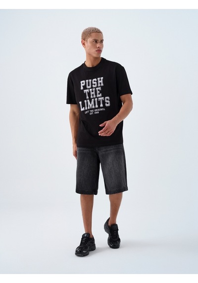 Skater Fit Erkek Şort Lacivert