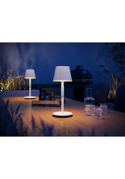 Philips Hue Go Belle Taşınabilir Akıllı Masa Lambası - Beyaz