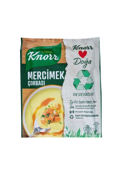 Knorr Hazır Çorba 12x65g Mercimek - Pratik Ve Lezzetli 3'li Ekonomik Paket - 3 Adet Tarı