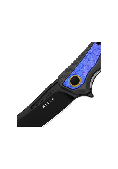 Kizer Draca Flipper S45vn Aluminum & Crystallized Titanium Kizerb 4751a2 Kamp Çakısı Kum