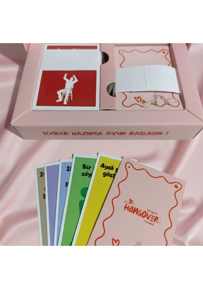 Hangover Romantik Büyük Kutulu İçki Oyunu 18+ Çiftlere Özel Eğlenceli Yetişkin Kart Oyunu