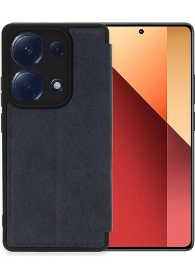 Cosmotex Newface Xiaomi Redmi Note 13 Pro 4g Kılıf Flip Cover - Lacivert