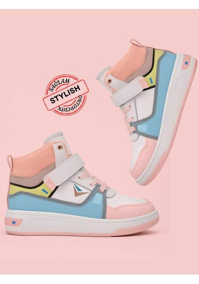 Multicolor Kız Çocuk Sneaker Spor Ayakkabı Pembe