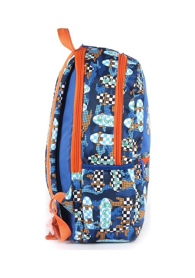 United Colors Of Benetton Bnt03693 Lacivert - Turuncu Erkek Okul Çantası