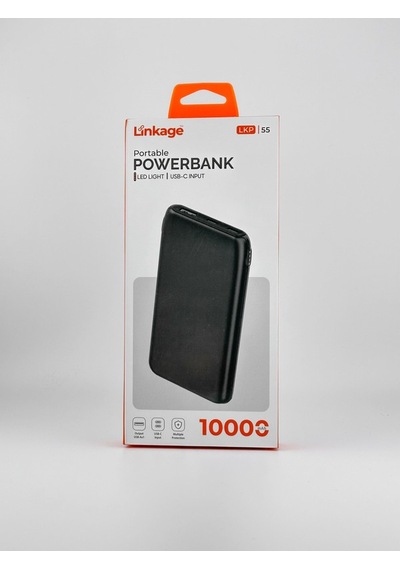Linkage Micr Usb Ve Type-C Girişli Powerbank  10000 Mah Siyah