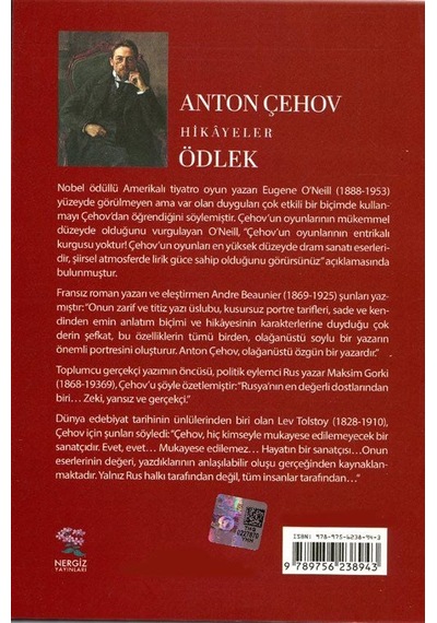 Anton Çehov Hikayeler Ödlek Yeni Çeviri / Anton Çehov