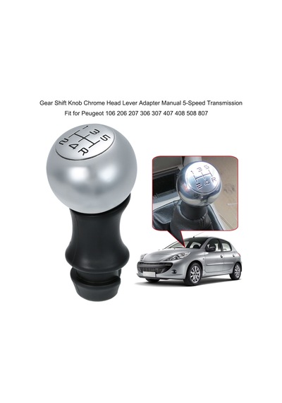 Vites Topuzu Krom Kafa Kolu Adaptörü Manuel 5 Hızlı Şanzıman Peugeot 106 206 207 306 307 407 408 508 807 İçin Uygundur