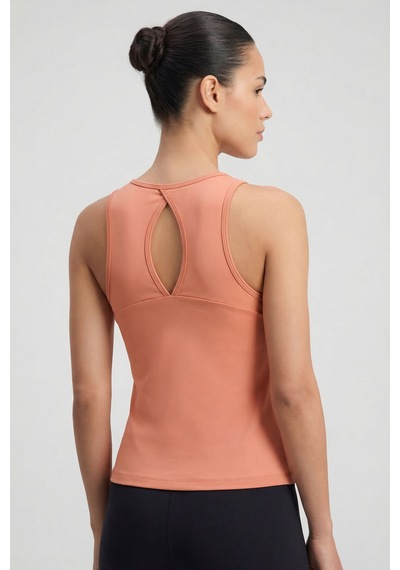 Tommy Life Mercan Standart Fit Çapraz Sırt Detaylı Kadın Spor Atlet - 97296