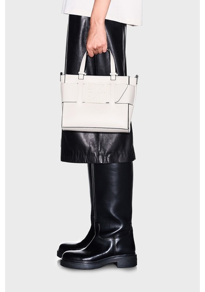 Armani Exchange Logolu Ayarlanabilir Askılı Çanta Kadın Çanta 9426900 A874 U6208 Ekru