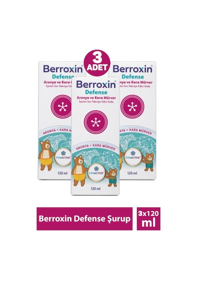 Berroxin Defense Şurup 120 Ml 3 Adet