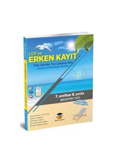 8. Sınıf LGS Erken Kayıt Tüm Dersler Yaz Çalışma Seti