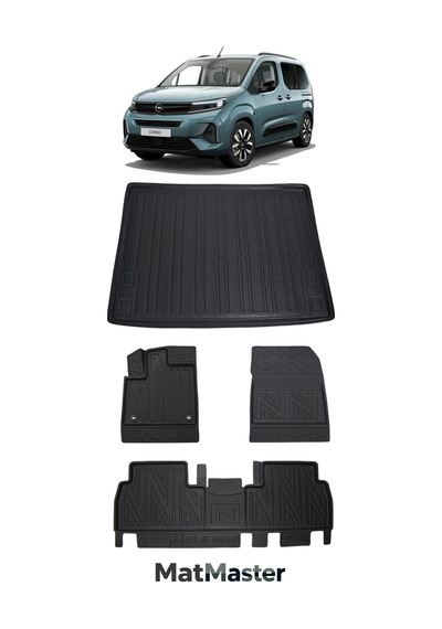 Opel Combo 2026 Model 5d Premium Elstra Havuzlu Paspas Ve Bagaj Havuzu Set