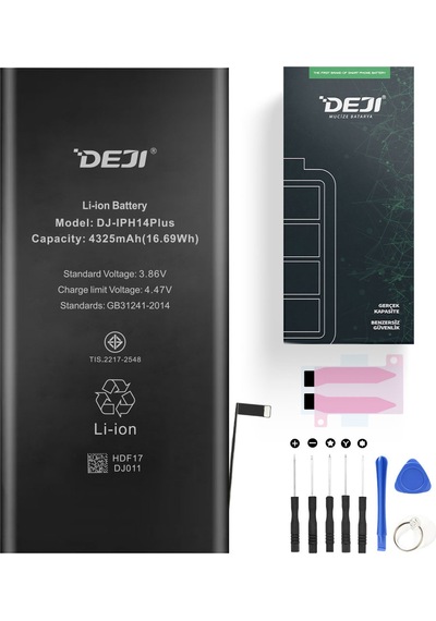 Deji Apple Uyumlu iPhone 14 Plus  Mucize Batarya - Normal Mah Kapasite