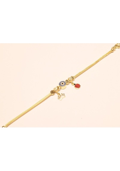 Altın Charm Çocuk Künyesi Guler1002692 Sarı Altın