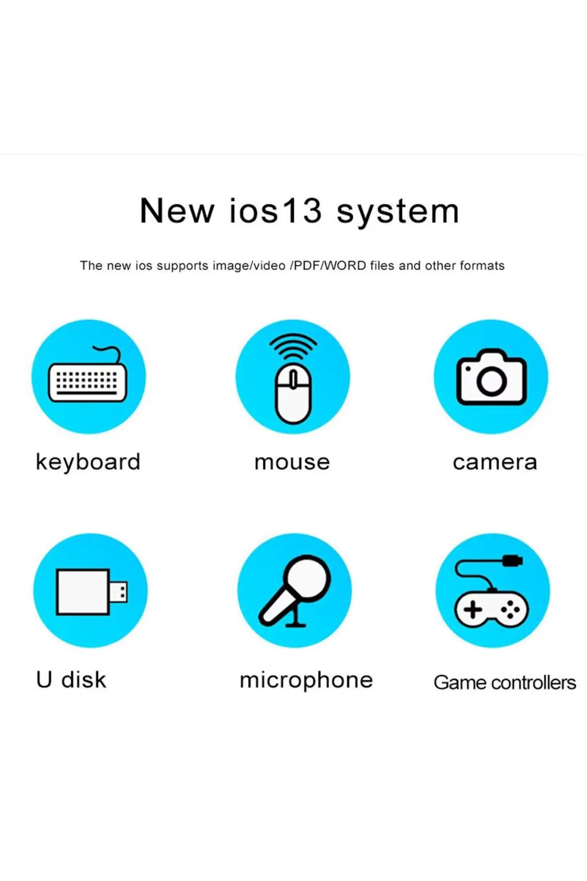 Usb 3.0 Otg Adaptörü 13 12 11 Pro Xs Max Xr X 8 Artı 7 6s Apple iPad Uyumlu  Ios Erkek - Usb Dişi Adaptör