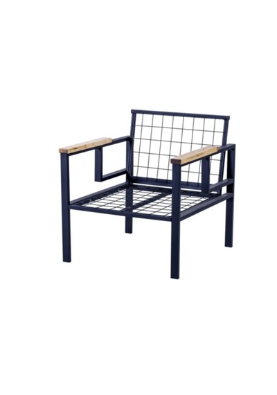 Pimango Pi Elize Demonte Metal Bahçe Çay Seti 2+1+1 Sarı - Yeşil