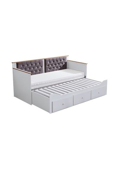 Alaçatı Divan Çekmeceli Açılır Çift Kişilik Karyola+soft Yatak