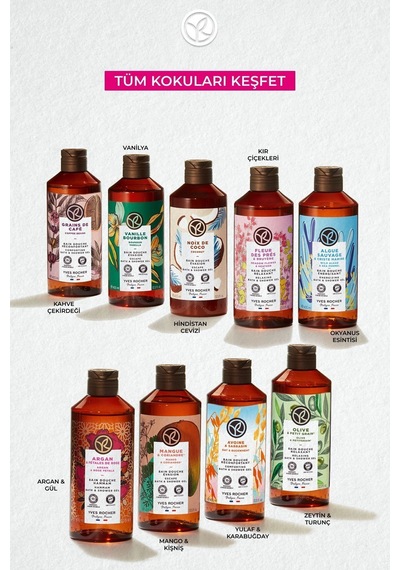 Yves Rocher Duş Jeli - Nemlendirici Romantik Kır Çiçekleri-sls,sles İçermez,vegan-400ml Diğer