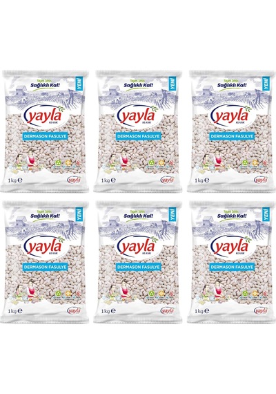 Yayla Dermason Fasulye 6 x 1 KG