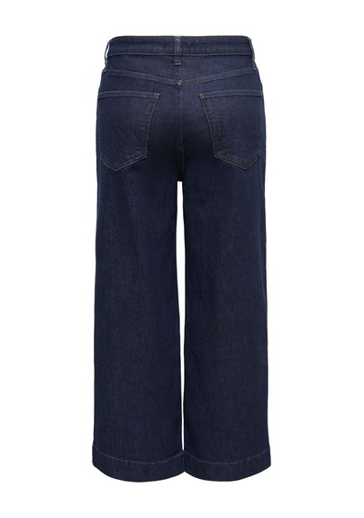 Only Onlregına Hw Wıde Crop Dnm Dıa215 Noos Kadın Mavi Denim Pantolon - 15358320