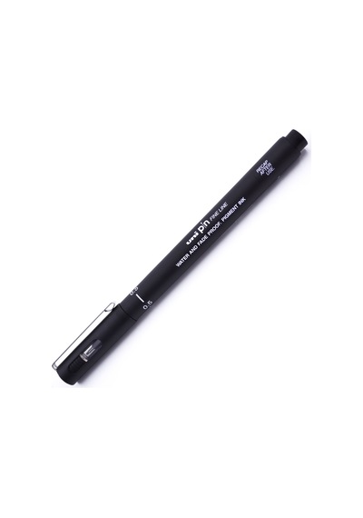 Uni-Ball Çizim Kalemi Akrilik Uçlu Fine Line Pin 0.05 MM Siyah