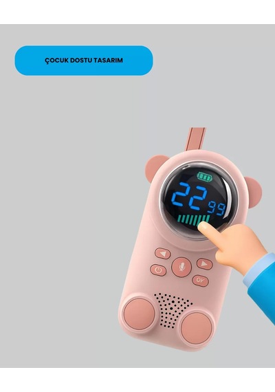 Lcd Ekranlı Bebek Telsizi - İki Yönlü Ses Uzun Menzil Çocuk Dostu Tasarım