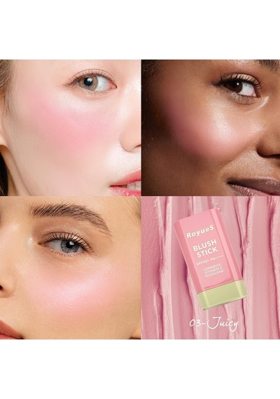 Stick Krem Allık Yumuşak Ve Nemlendirici Formül Yüksek Pigmentasyon Spf50+, Pembe,19gr Çok Renkli