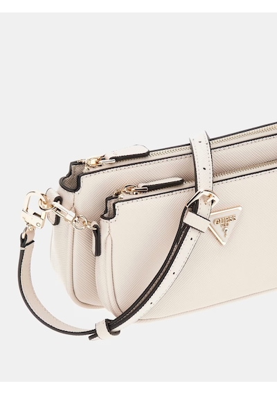Guess Saffiano Noelle Mini Kadın Çapraz Çanta Hwzg7879710 Krem