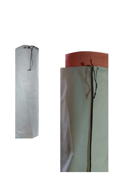 Yolluk İçin Tela Kumaş Halı Hurcu 4 Adet 45x120 Ebat Açık Gri