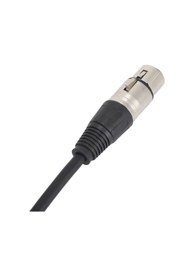 10 Metre Xlr Mikrofon Kablosu Siyah Erkek Dişi Ses Kablosu