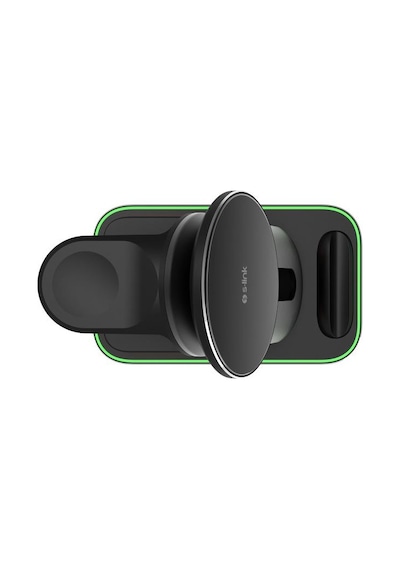 S-link Sw-cwf117 Siyah Ayarlanabilir Standlı 15w 3 İn 1 Magsafe Kablosuz Şarj Cihazıı