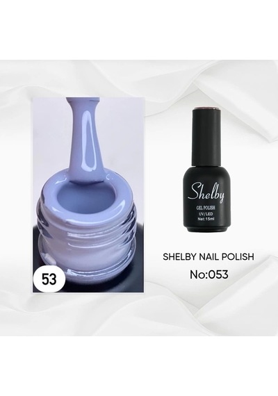 Shelby 15 Ml. 053 Gri-mor Tonu Kalıcı Oje