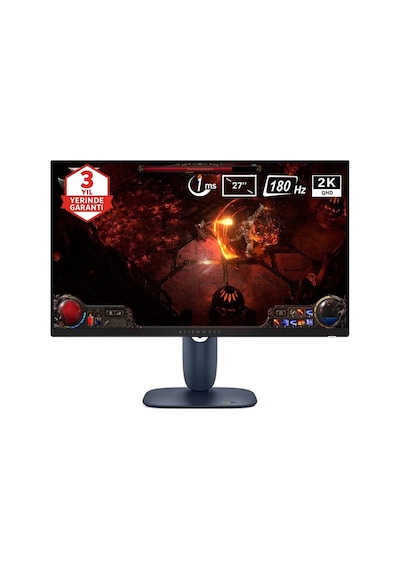 Alienware Aw2725dm 27 İnç 180hz 1ms 2k Qhd Adaptive Sync Fast Ips Pivot Gaming Monitör-126430