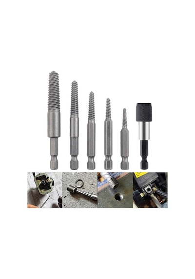 5405 Bits Saplı Hasarlı Vida Sökücü 6 Parça