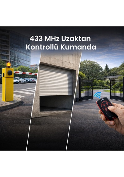 Alpsmart As866 4 Butonlu Uzaktan Kumanda 433 Mhz