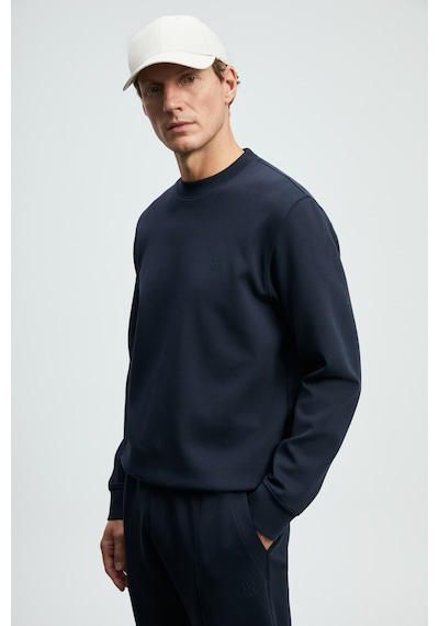 Lufian Grand Erkek Sweatshirt 112030192 Lacivert