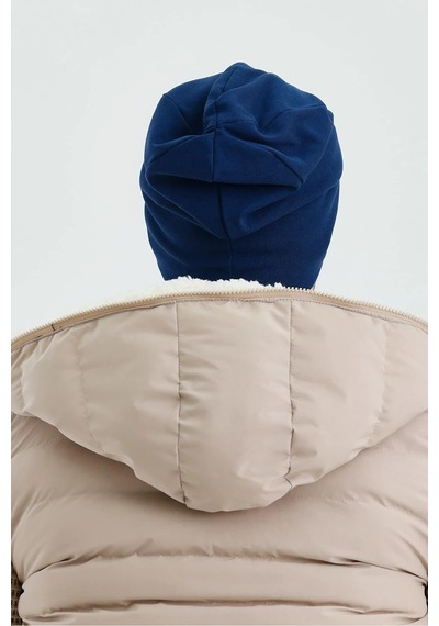 Erkek Termal %100 Pamuklu Soft 2 Stil 1 Arada Bere Premium Cuts Serisi - Standart / Açık Lacivert Açık Lacivert