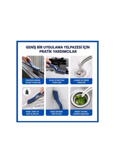 Uzun Saplı Zemin Yer Fırçası + Çok Amaçlı Klipsli Temizlik Fırçası 2 Si 1 Arada Temizlik Seti Uzun Saplı Zemin Yer Fırçası + Çok Amaçlı Klipsli Temizlik Fırçası 2 Si 1 Arada Temizlik Seti