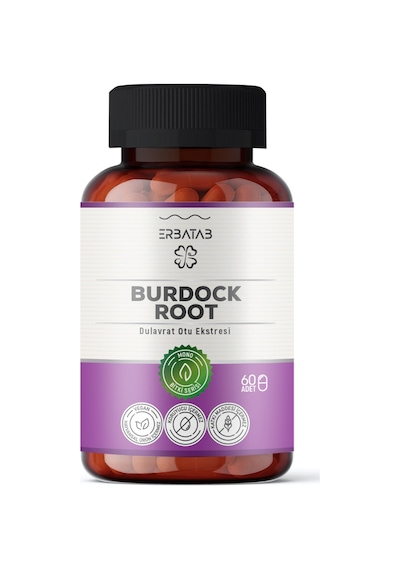 Erbatab Dulavrat Otu Burdock Root Eki 60 Kapsül